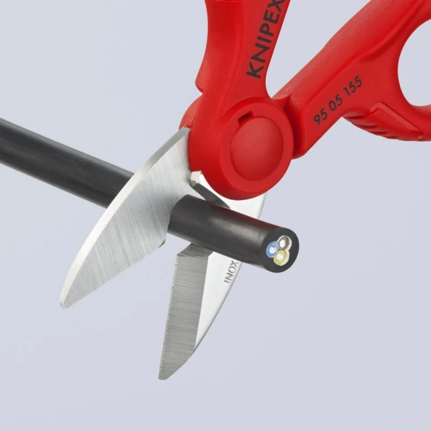 KNIPEX 95 05 155 SB Tijeras para electricistas 155 mm (6 1/4″)
