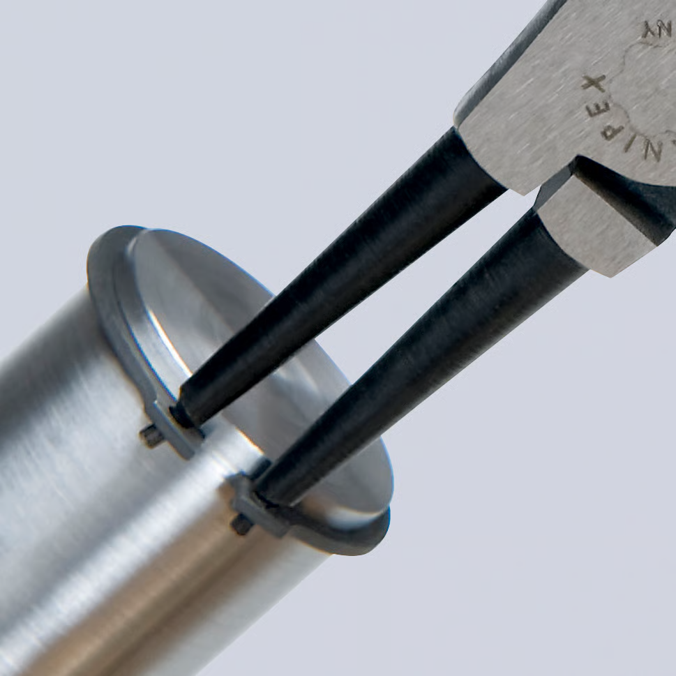 KNIPEX 46 11 A2 SB Pinza para anillos de retención externos 180 mm (7.25")