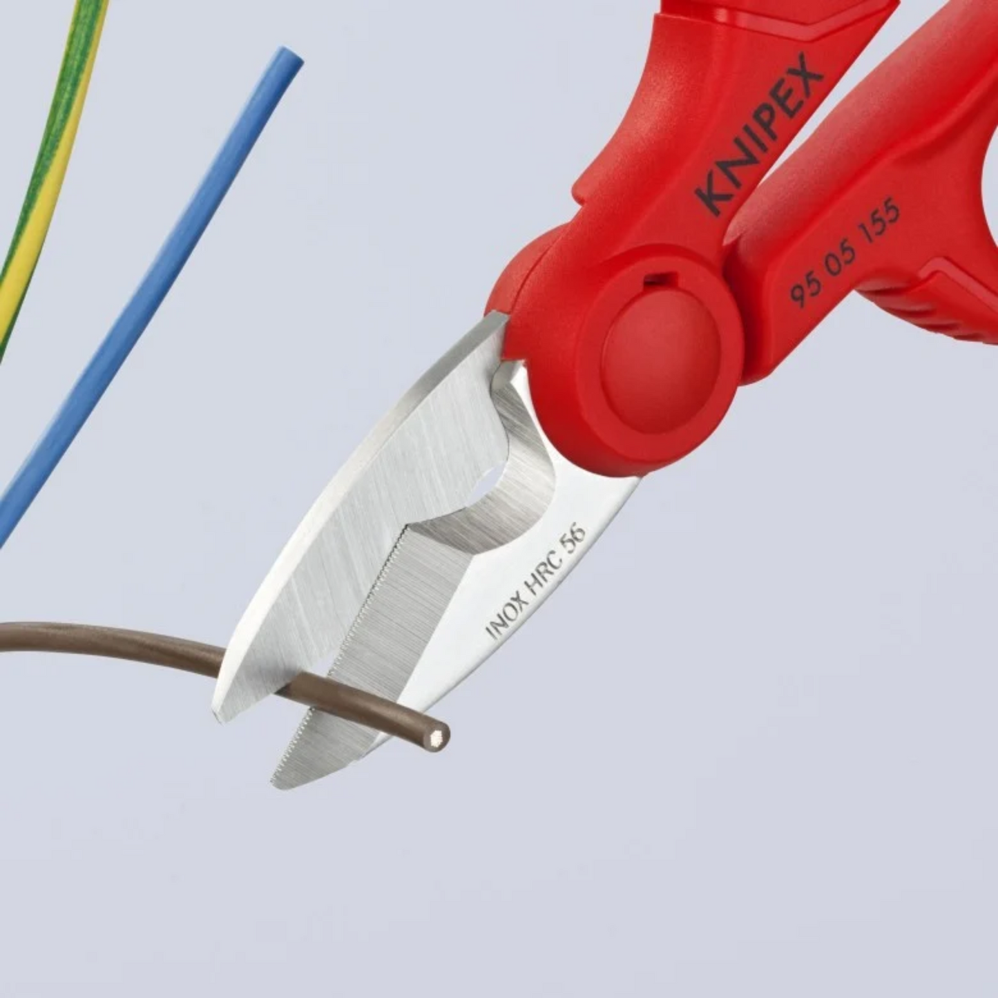 KNIPEX 95 05 155 SB Tijeras para electricistas 155 mm (6 1/4″)