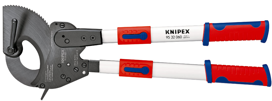 KNIPEX 95 32 060 Cortacables (tipo matraca) Con brazos telescópicos con mangos en dos componentes 630 mm