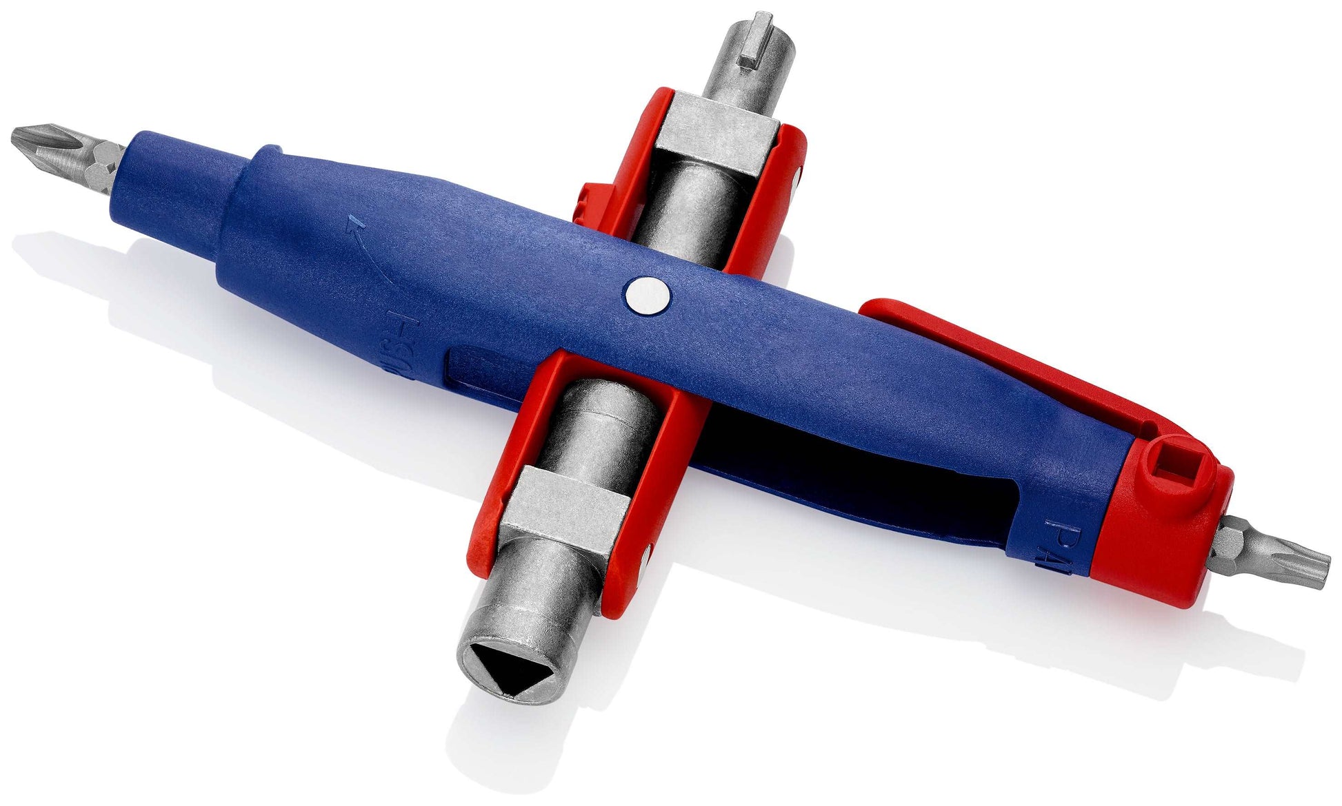 KNIPEX 00 11 07 Llave para gabinete de control en forma de pluma para gabinetes eléctricos y sistemas de paso estándar 145 mm