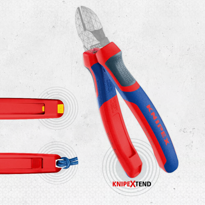 KNIPEX 00 61 10 CO Kit de clips clasificados por colores naranjas (10 piezas)