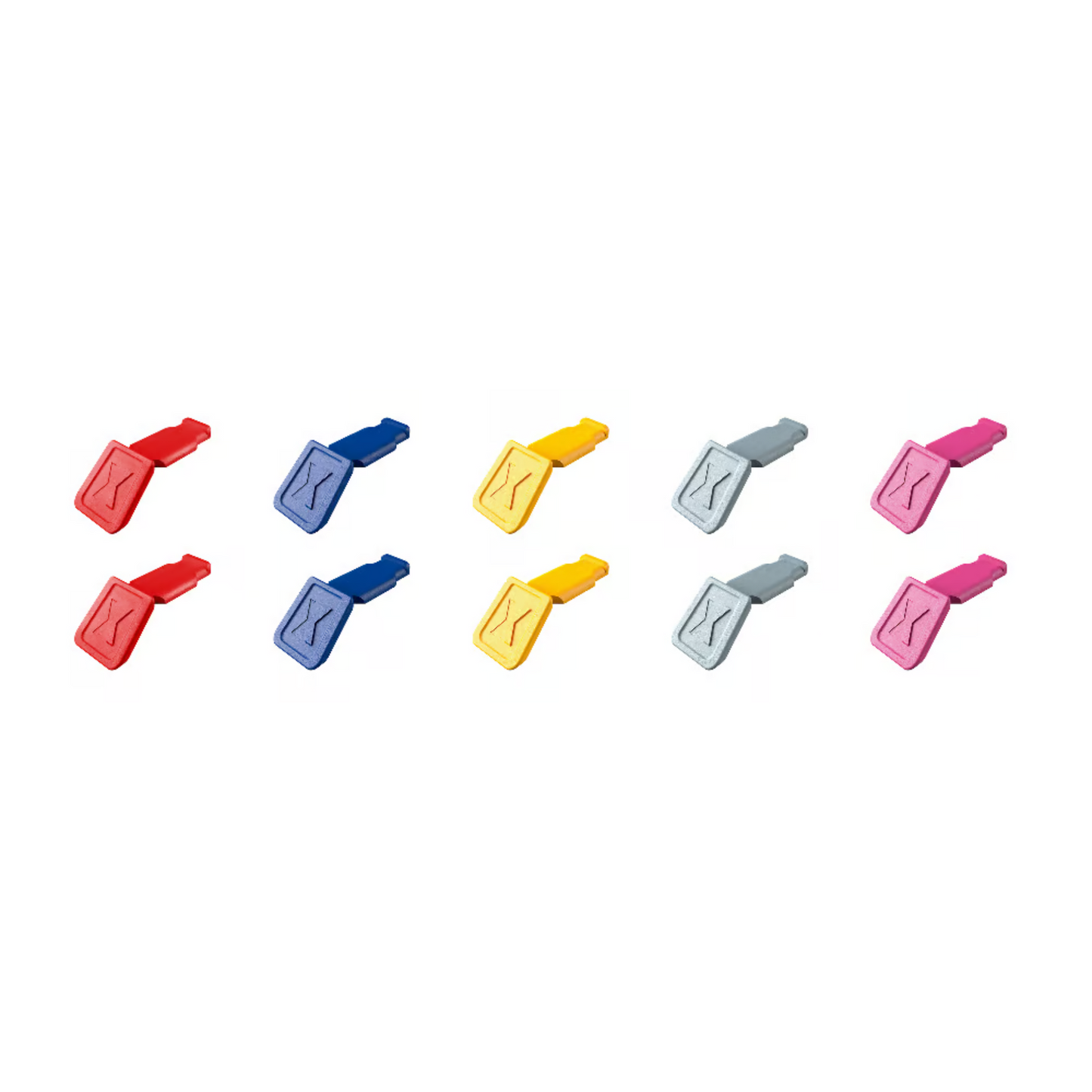 KNIPEX 00 61 10 C V01 Kit de clips clasificados por colores mezcla 1 (10 piezas)