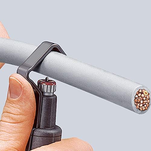 KNIPEX 16 30 135 SB Pelacables con corte en espiral de plástico resistente a los golpes 135 mm (5.5″)