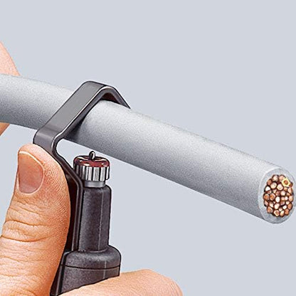 KNIPEX 16 30 135 SB Pelacables con corte en espiral de plástico resistente a los golpes 135 mm (5.5″)