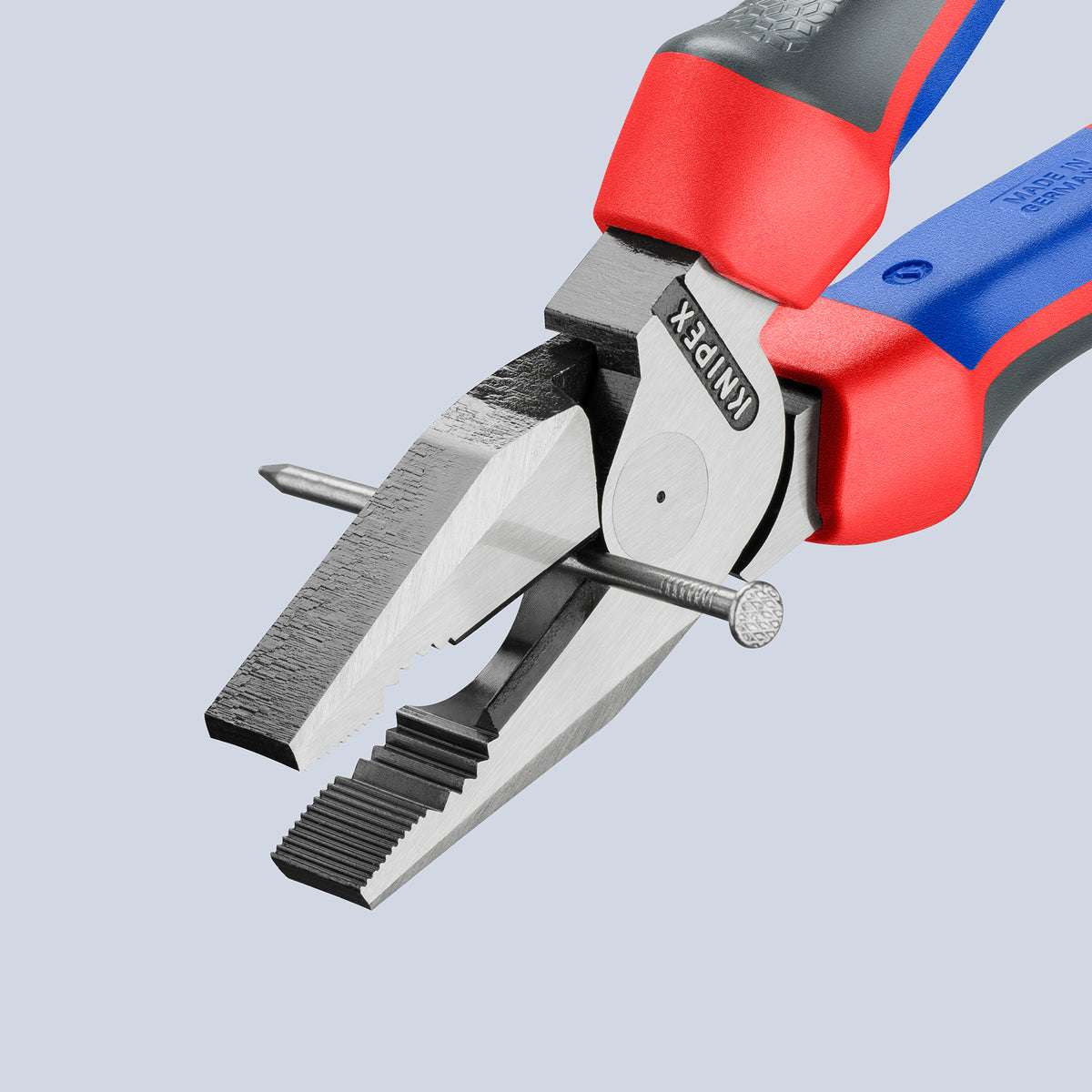 KNIPEX 02 02 225 SB Pinza universal de alta palanca con mangos ergonómicos pavonada 225 mm (9″)