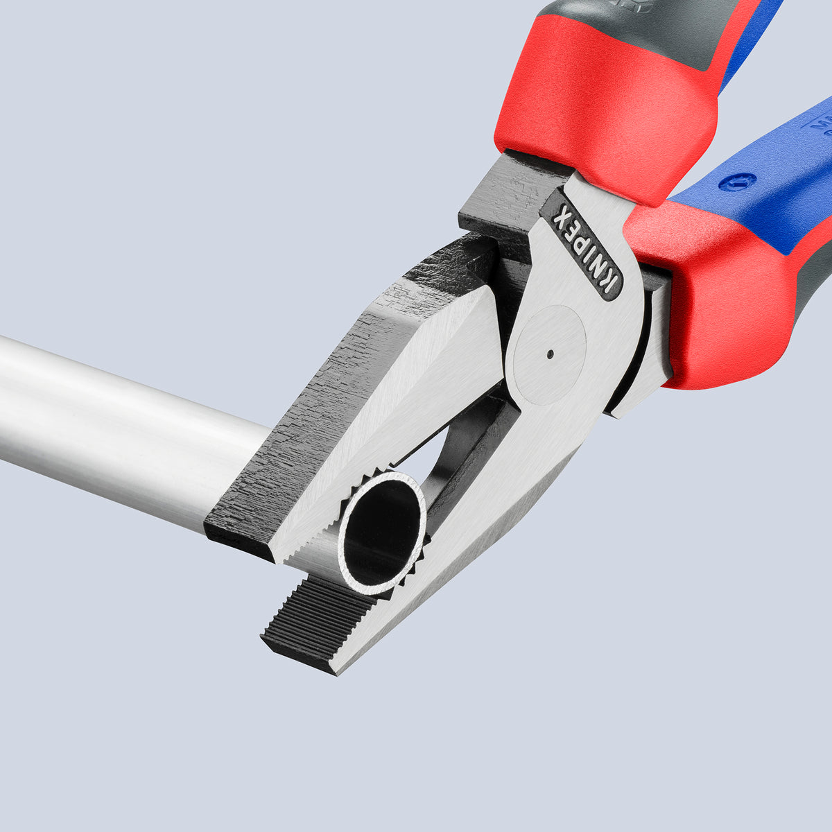 KNIPEX 02 02 225 SB Pinza universal de alta palanca con mangos ergonómicos pavonada 225 mm (9″)