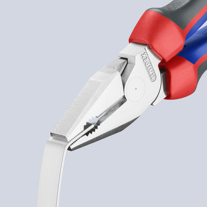 KNIPEX 02 05 225 Pinza universal de alta palanca con mangos ergonómicos cromada 225 mm (9″)