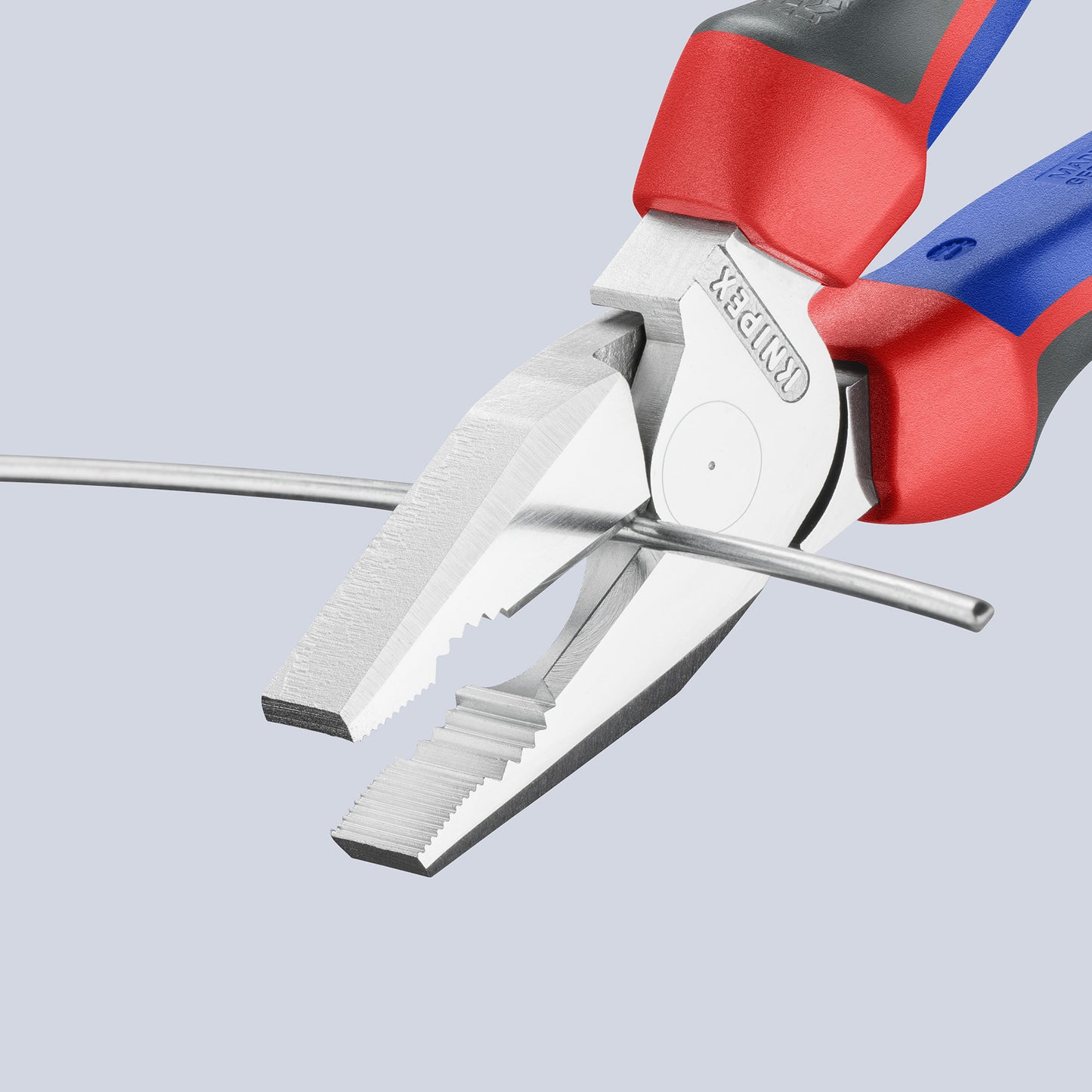 KNIPEX 02 05 225 Pinza universal de alta palanca con mangos ergonómicos cromada 225 mm (9″)