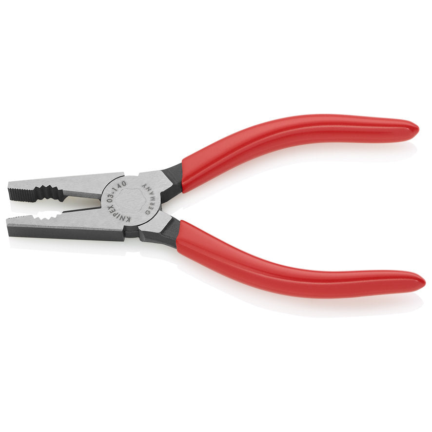 KNIPEX 03 01 140 Pinza universal con mangos de plástico pavonada 140 mm (5.5″)