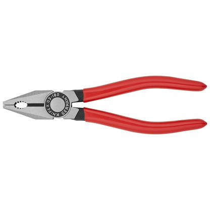 KNIPEX 03 01 180 SB Pinza universal con mangos de plástico pavonada 180 mm (7.25″)
