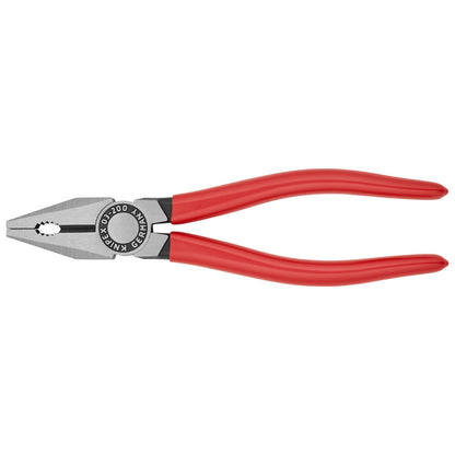 KNIPEX 03 01 200 SB Pinza universal con mangos de plástico pavonada 200 mm (8″)