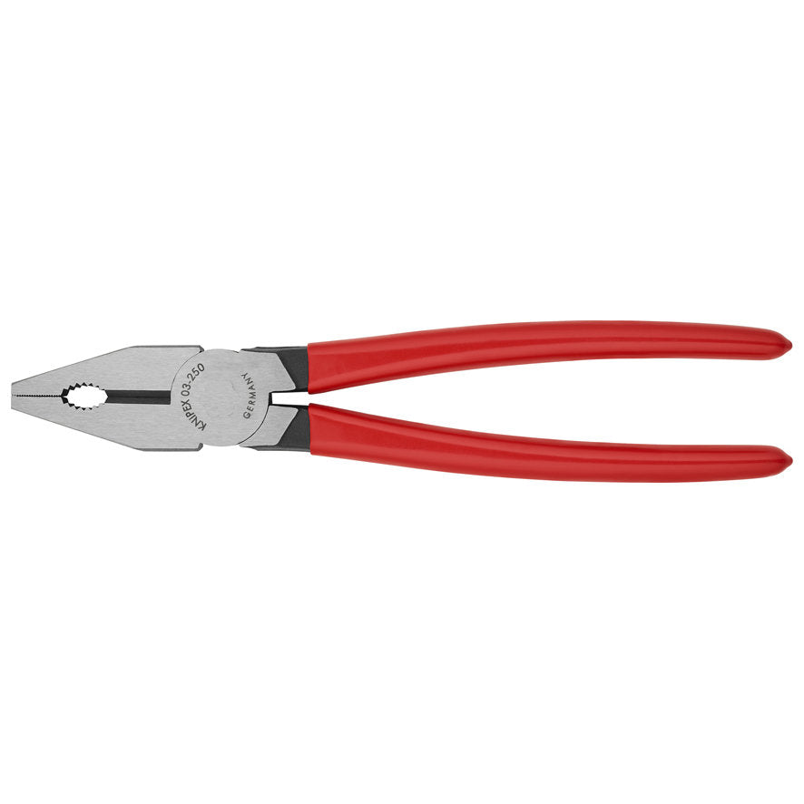 KNIPEX 03 01 250 Pinza universal con mangos de plástico pavonada 250 mm (10″)