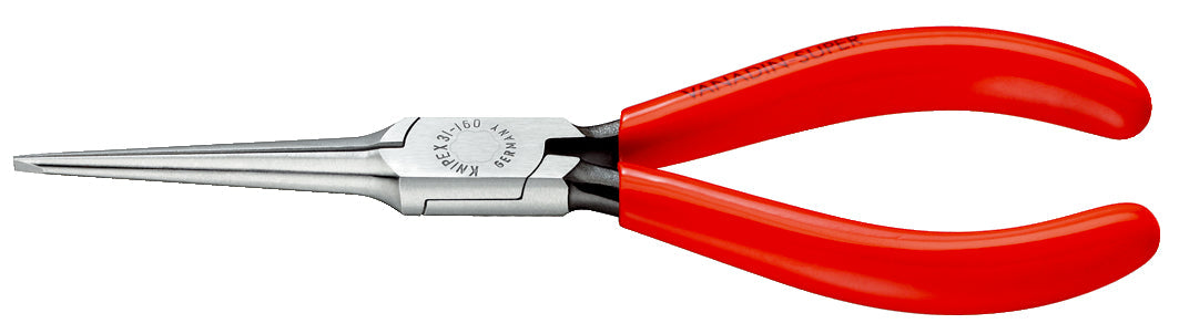 KNIPEX 31 11 160 Pinza de punta larga fina con mangos de plástico pavonada 160 mm (6.25″)