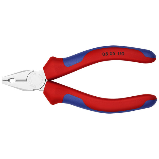 KNIPEX 08 05 110 Mini pinza universal con mangos ergonómicos cromada 110 mm (4.25″)