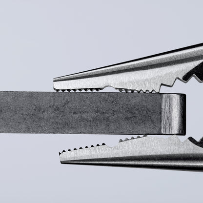 KNIPEX 08 21 145 Pinza universal de punta fina con mangos de plástico pavonada 145 mm (5.75″)