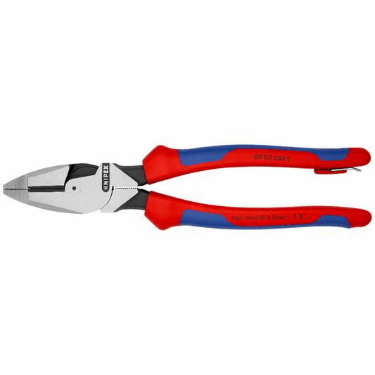 KNIPEX 09 02 240 T BK Pinza universal de electricista mod. americano 240 mm (9 1/2")