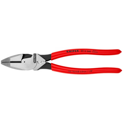 KNIPEX 09 11 240 Pinza universal de electricista mod. americano 240 mm (9 1/2")