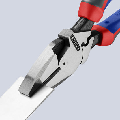 KNIPEX 09 12 240 SB Pinza de electricista modelo americano con mangos ergonómicos pavonada 240 mm (9.5″)