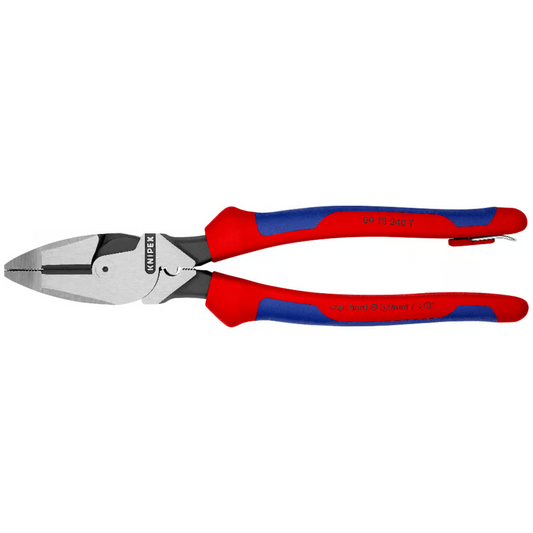 KNIPEX 09 12 240 T BK Pinza universal de electricista mod. americano 240 mm (9 1/2")