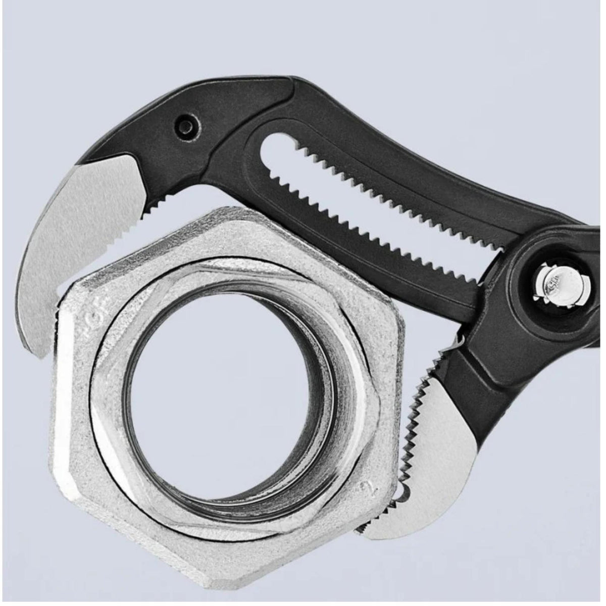 KNIPEX 87 01 400 Pinza de extensión pico de loro Cobra con mangos de plástico pavonada XL 400 mm (16'')