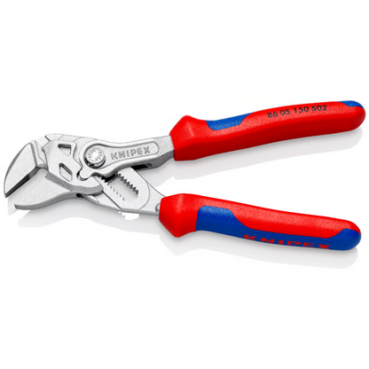 KNIPEX 86 05 150 S02 Pinza de extensión y llave en una sola herramienta con mordazas rugosas 150 mm (6″)