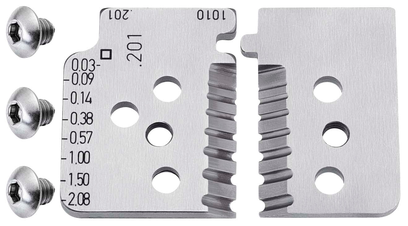 KNIPEX 12 19 02 1 juego de cuchillas de recambio para 12 12 02