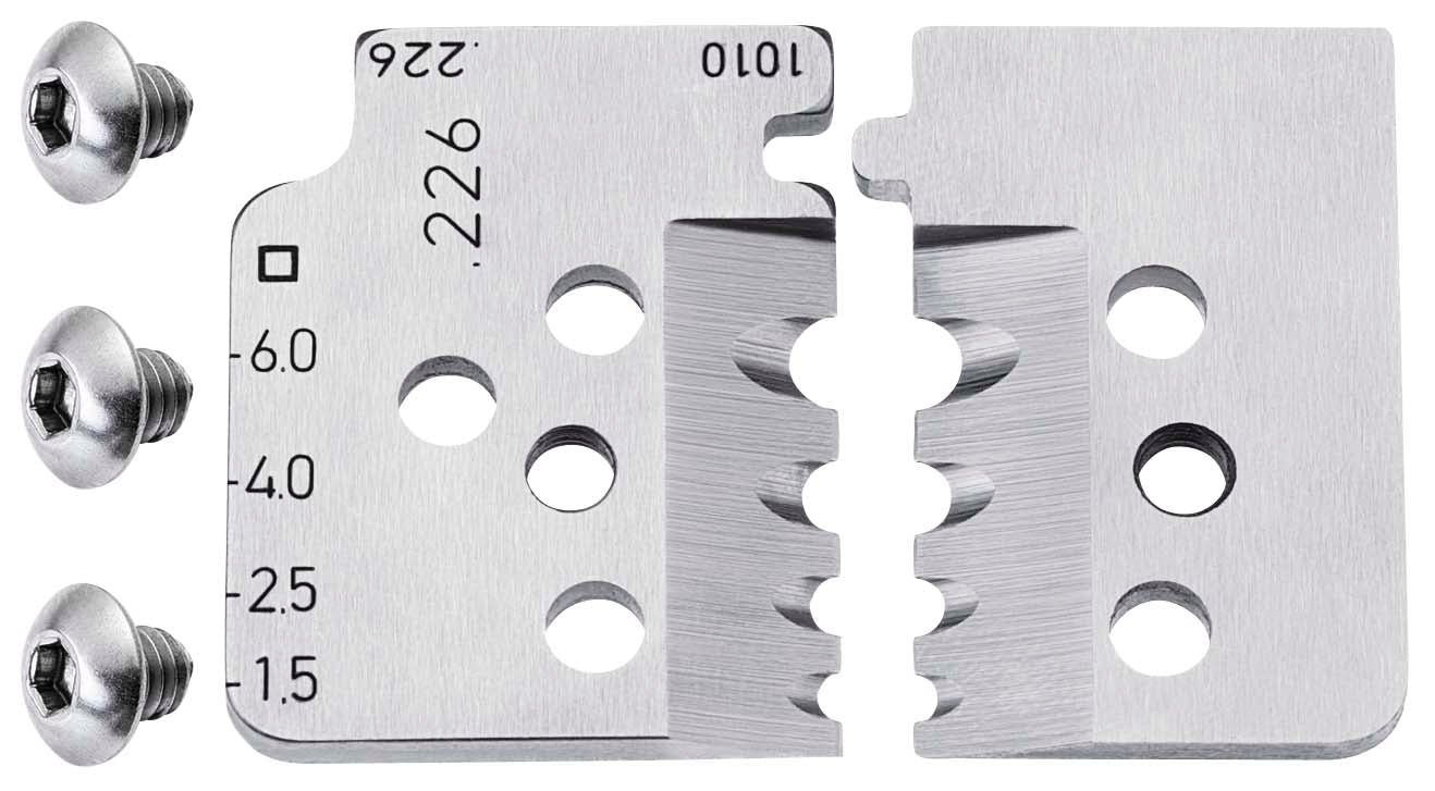 KNIPEX 12 19 11 1 juego de cuchillas de recambio para 12 12 11