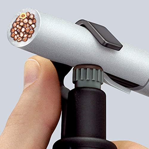 KNIPEX 16 30 135 SB Pelacables con corte en espiral de plástico resistente a los golpes 135 mm (5.5″)