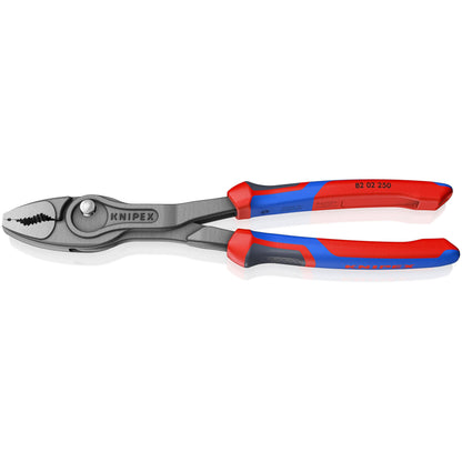 KNIPEX 82 02 250 Pinza de mecánico TwinGrip agarre frontal y lateral con mangos ergonómicos pavonada 250 mm (10'')