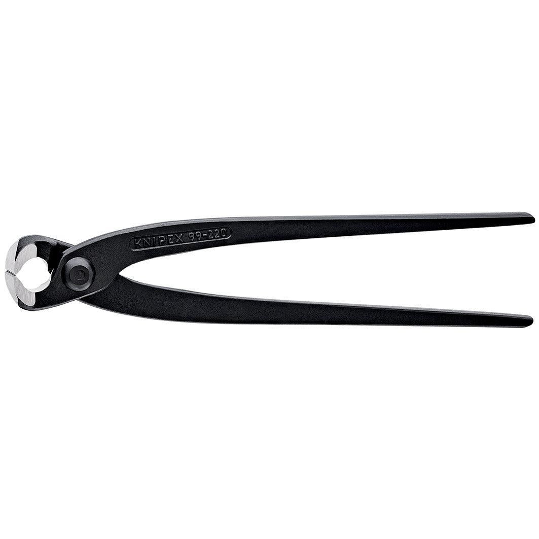 KNIPEX 99 00 220 SB Tenaza para amarre de varilla mangos sin recubrimiento pavonada 220 mm (8.5'')