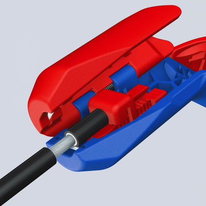 KNIPEX 16 95 03 SB Pelacables para cables fotovoltaicos ErgoStrip PV de plástico reforzado con fibra de vidrio 135 mm (5.25″)