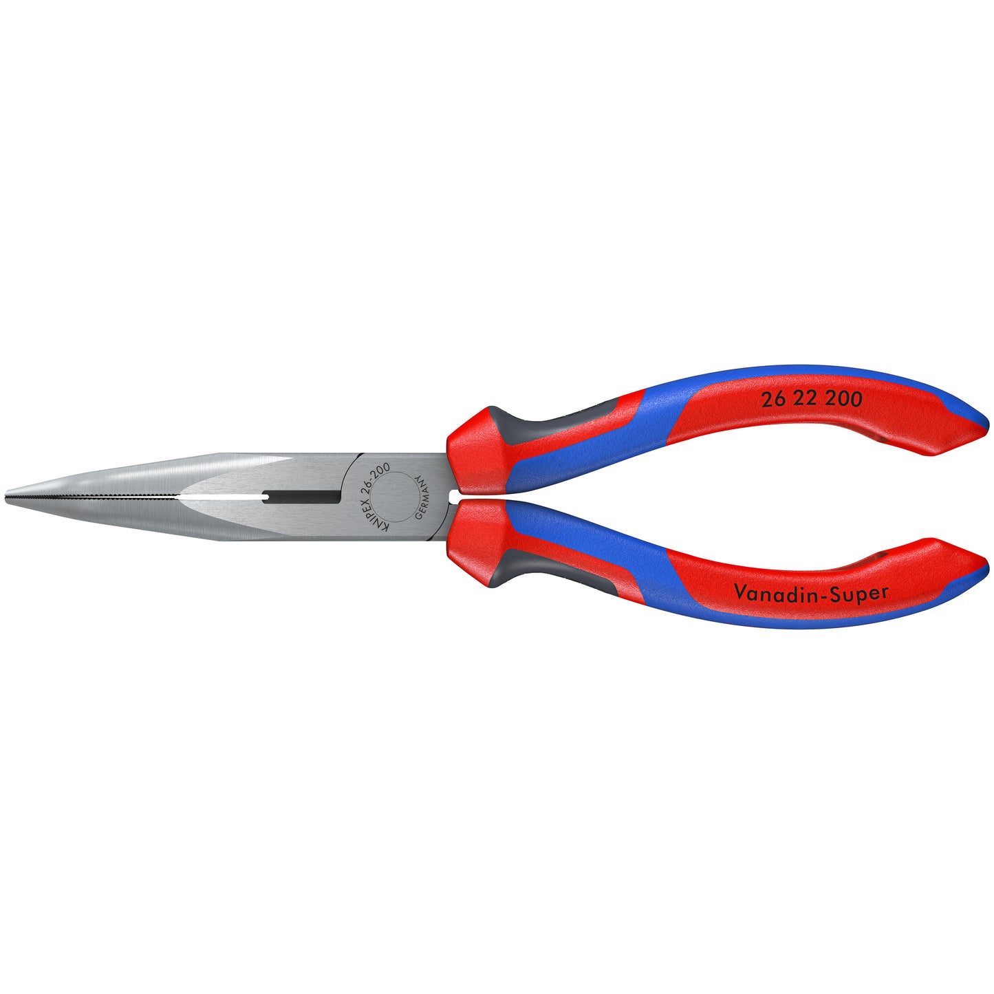 KNIPEX 26 22 200 Pinza de punta larga con ángulo 200 mm