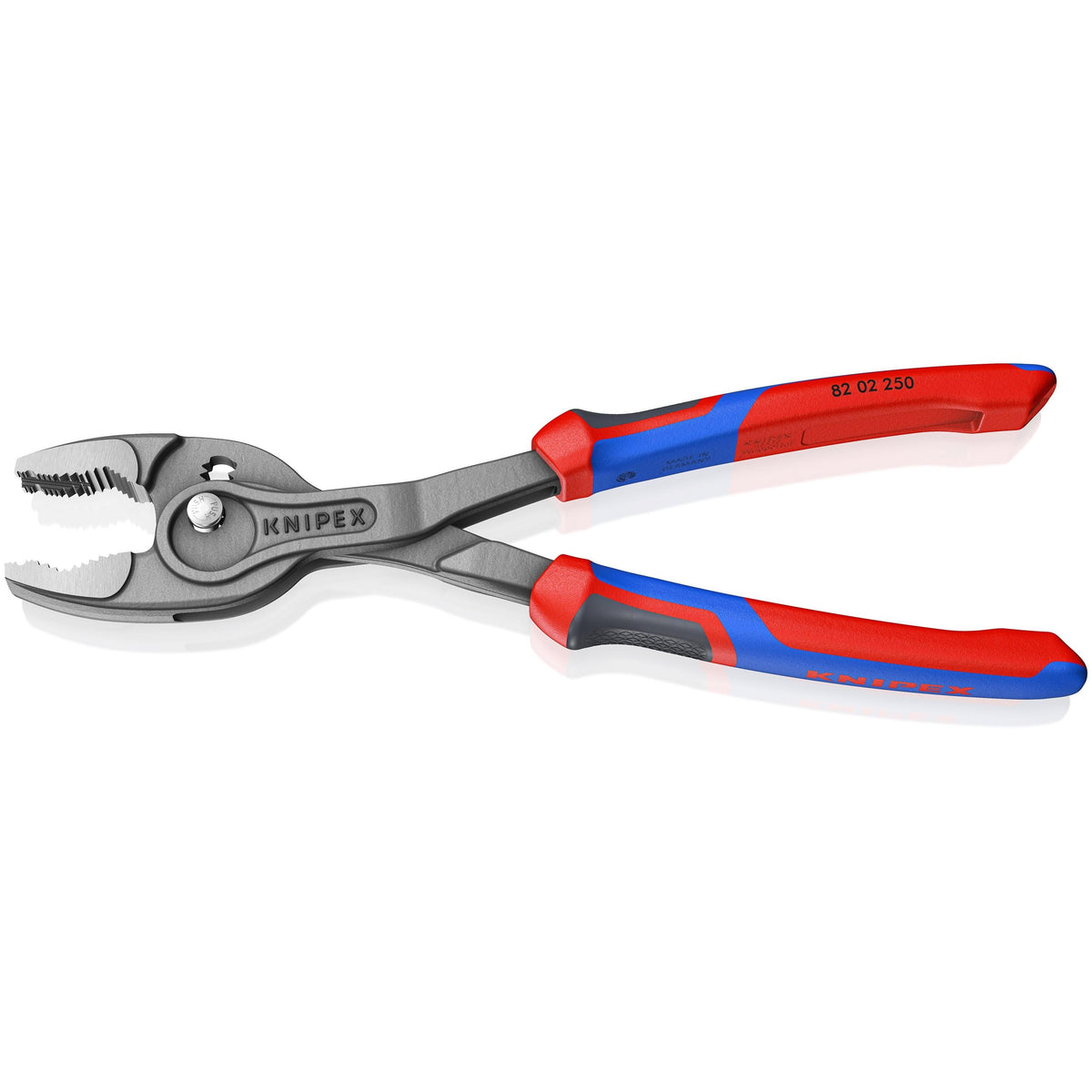 KNIPEX 82 02 250 Pinza de mecánico TwinGrip agarre frontal y lateral con mangos ergonómicos pavonada 250 mm (10'')
