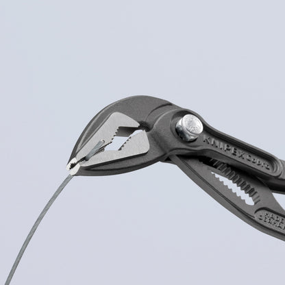KNIPEX 87 51 180 Cobra® ES Pinza de agarre extra esbelta  180 mm