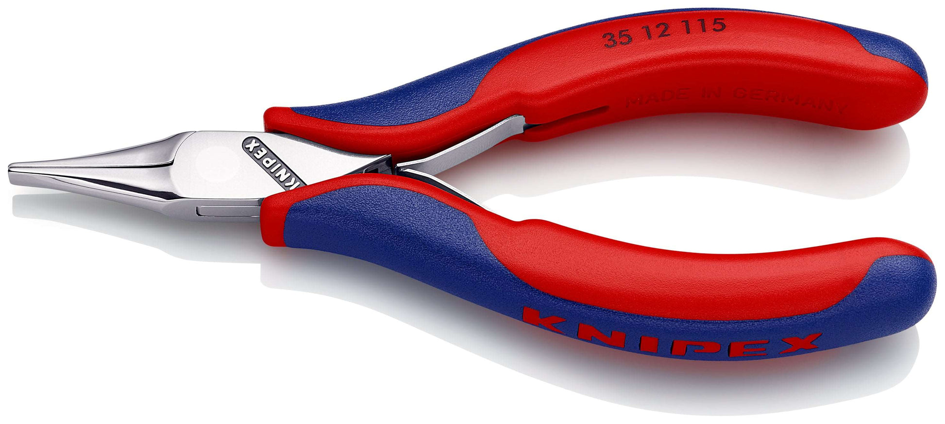 KNIPEX 35 12 115 Pinzas de fijación para electrónica Con fundas en dos componentes 115 mm