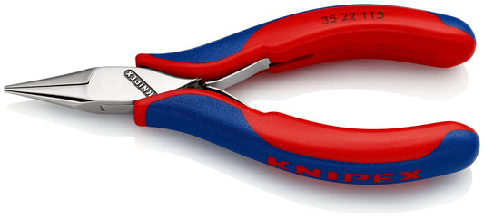 KNIPEX 35 22 115 SB Pinzas de fijación para electrónica Con fundas en dos componentes 115 mm