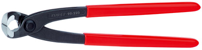 KNIPEX 99 01 220 SB Tenaza para amarre de varilla con mangos de plástico pavonada 220 mm (8.5'')