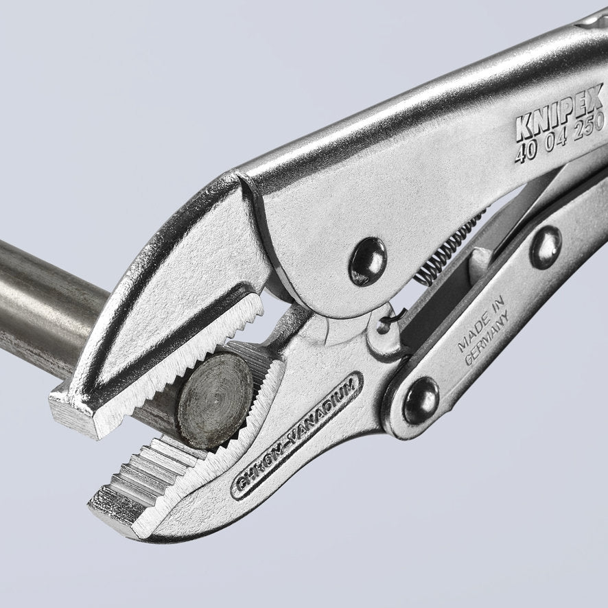 KNIPEX 40 04 250 SB Pinza de presión recta universal mangos sin recubrimiento galvanizada 250 mm (10'')