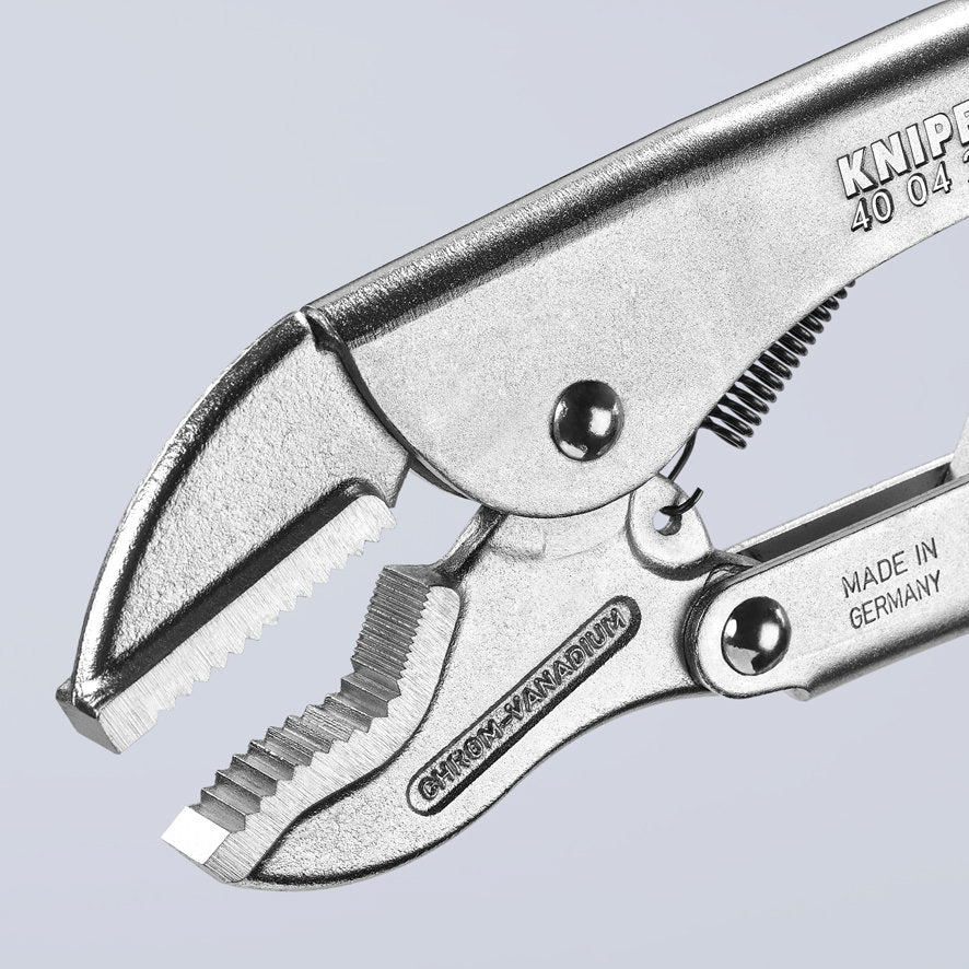 KNIPEX 40 04 250 SB Pinza de presión recta universal mangos sin recubrimiento galvanizada 250 mm (10'')