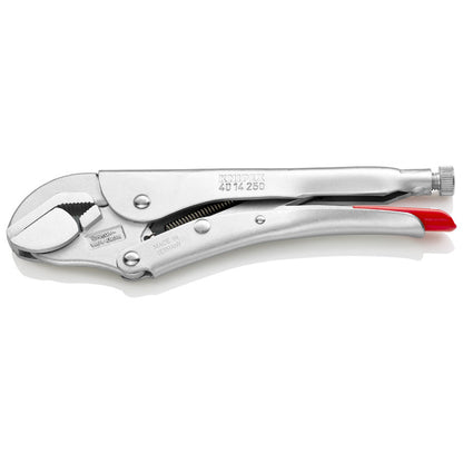 KNIPEX 40 14 250 Pinza de presión con mordaza giratoria mangos sin recubrimiento galvanizada 250 mm (10'')