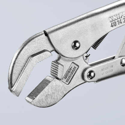KNIPEX 40 14 250 Pinza de presión con mordaza giratoria mangos sin recubrimiento galvanizada 250 mm (10'')