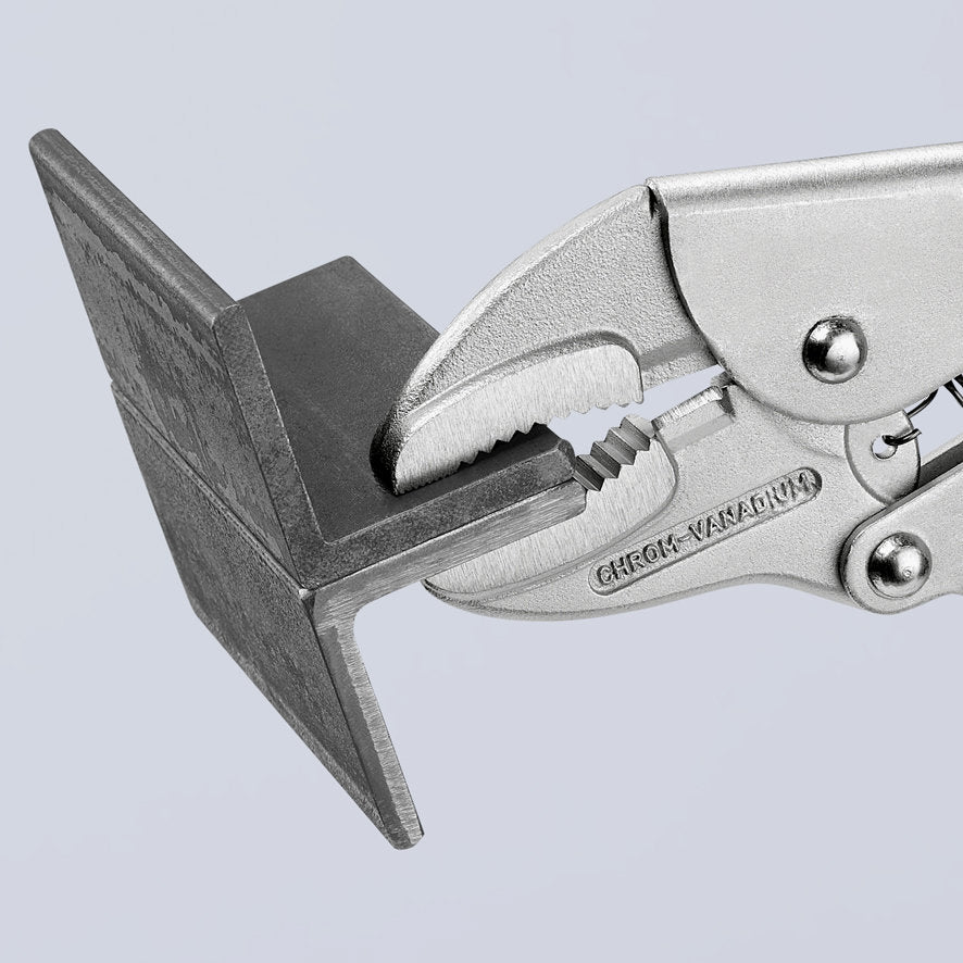KNIPEX 41 04 250 SB Pinza de presión con mordaza redonda mangos sin recubrimiento galvanizada 250 mm (10'')