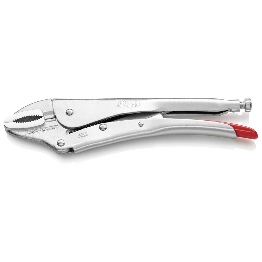 KNIPEX 41 04 300 Pinza de presión con mordaza redonda mangos sin recubrimiento galvanizada 300 mm (12'')