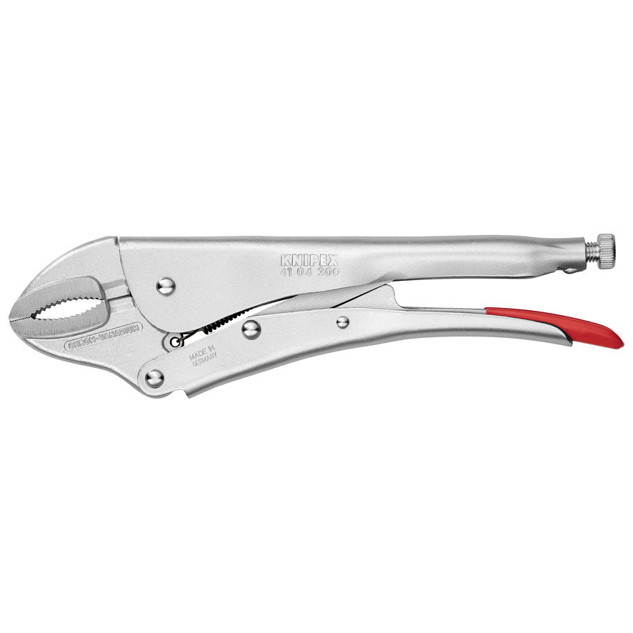 KNIPEX 41 04 300 Pinza de presión con mordaza redonda mangos sin recubrimiento galvanizada 300 mm (12'')