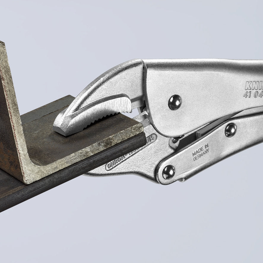 KNIPEX 41 04 300 Pinza de presión con mordaza redonda mangos sin recubrimiento galvanizada 300 mm (12'')