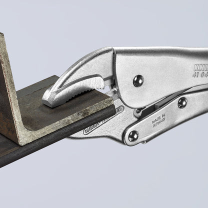 KNIPEX 41 04 300 Pinza de presión con mordaza redonda mangos sin recubrimiento galvanizada 300 mm (12'')