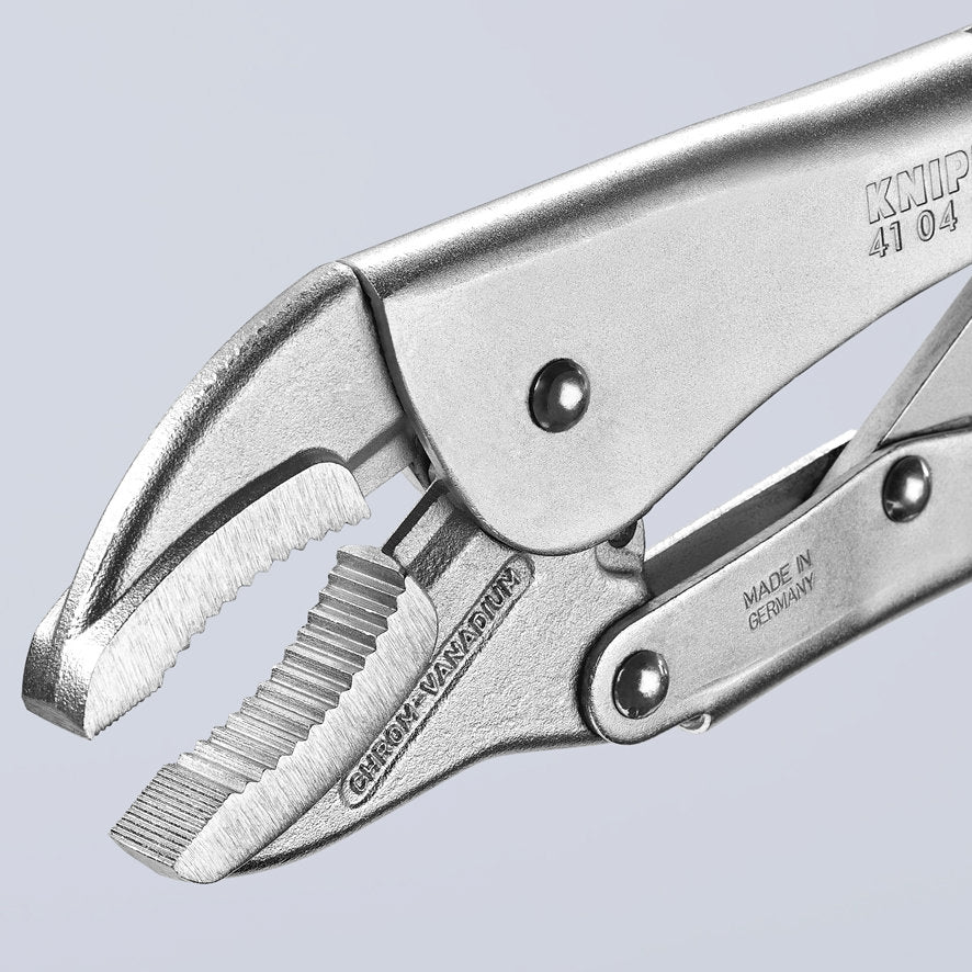 KNIPEX 41 04 300 Pinza de presión con mordaza redonda mangos sin recubrimiento galvanizada 300 mm (12'')