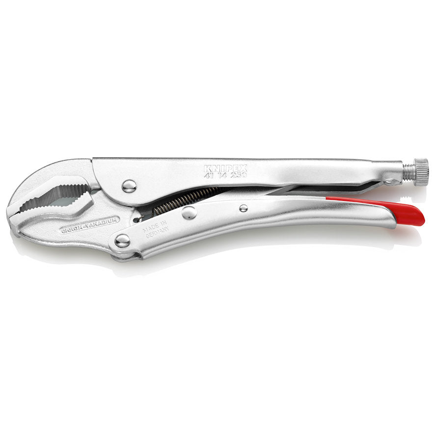 KNIPEX 41 14 250 Pinza de presión con mordaza universal mangos sin recubrimiento galvanizada 250 mm (10'')