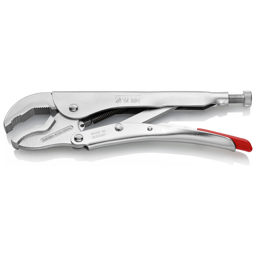 KNIPEX 41 14 250 Pinza de presión con mordaza universal mangos sin recubrimiento galvanizada 250 mm (10'')